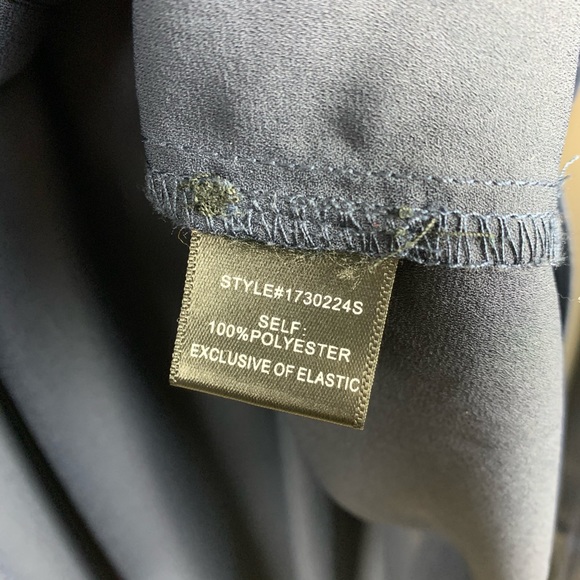 CURRENT AIR LOS ANGELES Metallic Blue Blouse - Picture 3 of 5